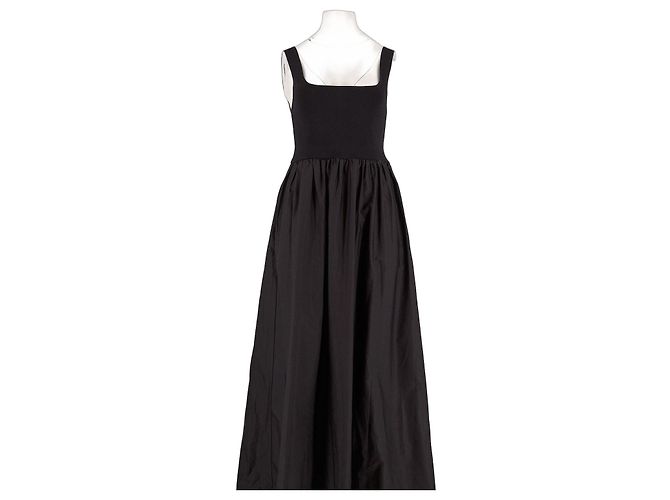 Autre Marque Abito maxi nero MATTEAU in viscosa