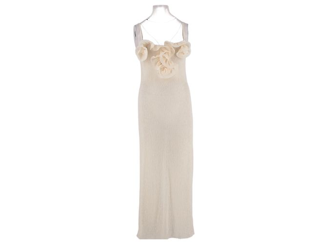 Magda Butrym Vestido largo blanco