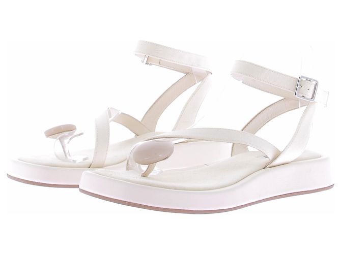 Autre Marque Sandali GIA/RHW in pelle beige