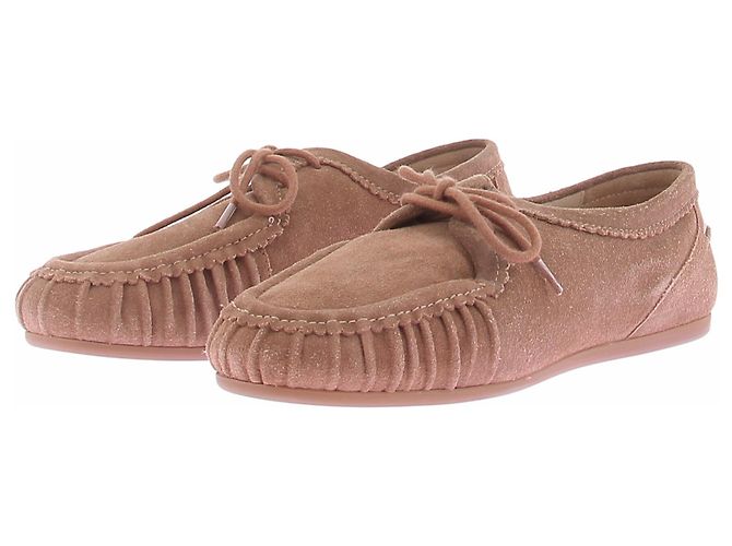 Autre Marque Mocassin en daim marron Brown