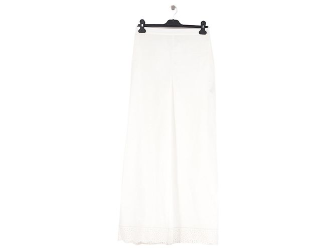 By Malene Birger Pantalones de algodón blanco