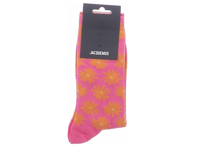 Meias Jacquemus de algodão rosa