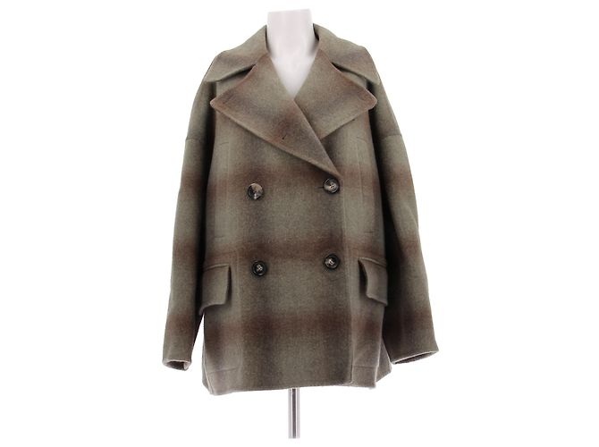 Loro Piana Cappotto verde e marrone