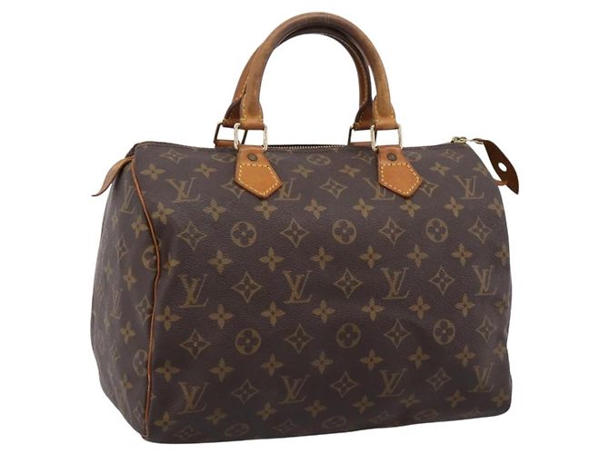 LOUIS VUITTON Monogram Speedy 30 Bolsa de mão M41526 LV