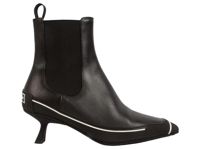 Christian Dior Stivaletti D-Motion Pelle Nera Nero