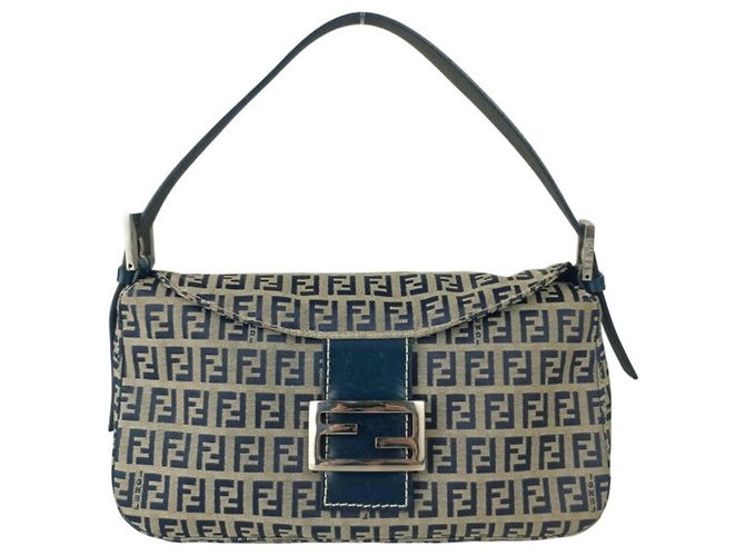 Borsa a secchiello a tracolla Fendi Zucca Mamma
