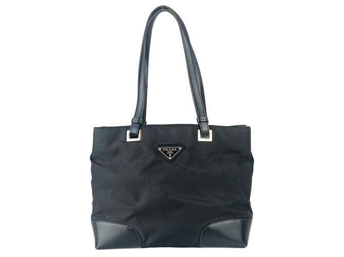Tote Sac à main cabas Prada Tessuto Noir