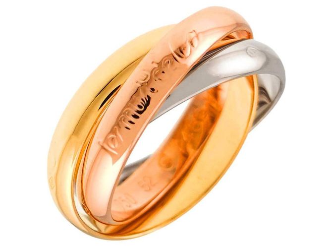 Anel Cartier Trinity em Ouro 18K