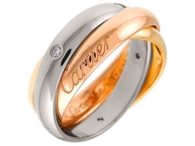 Cartier Trinity MM #46 Ring mit Diamanten