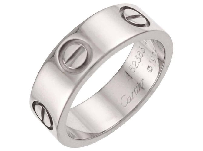 Cartier Love Ring in 18K White Gold