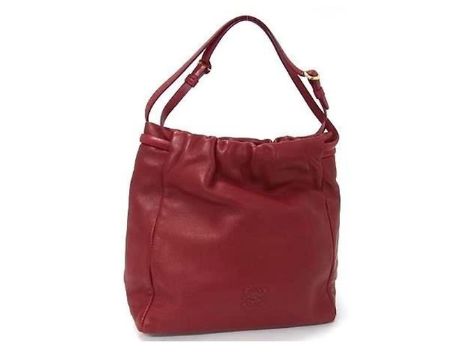 Loewe Anagram Mini Tote Bag Rot
