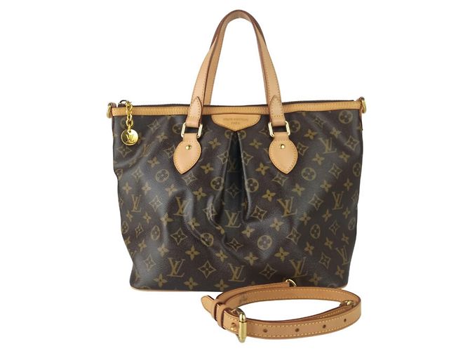 Borsa Louis Vuitton Monogram Palermo PM Marrone