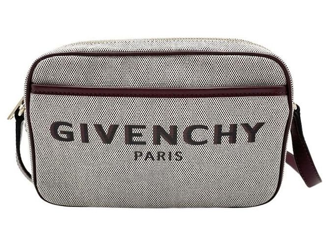 Borsa a tracolla Givenchy Bond Beige Bordò