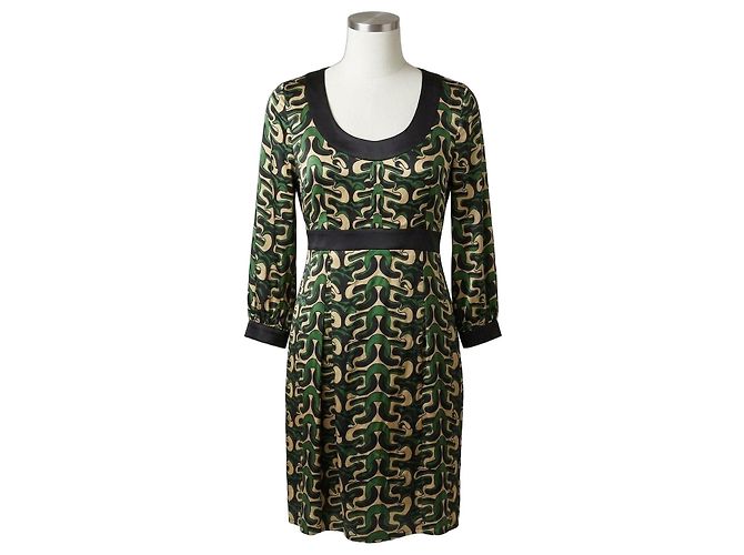 Diane von Furstenberg Seidenkleid mit abstraktem Print