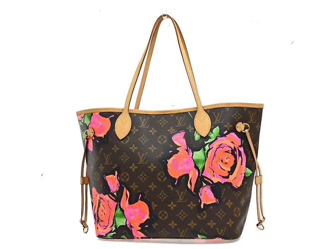 Louis Vuitton Neverfull Limited Edition Monogram Roses MM Multicolore