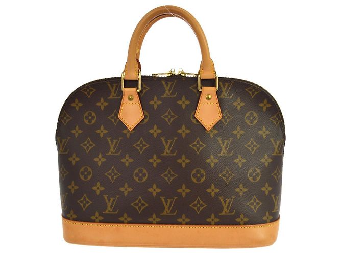 Louis Vuitton Alma Monogram Canvas PM Braun