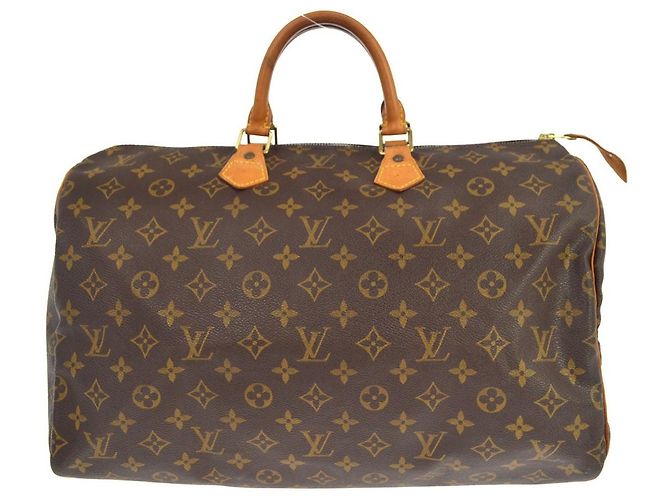 Louis Vuitton Speedy Monogram Canvas 40 Marrone
