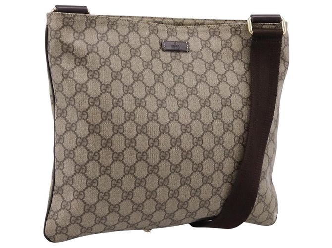 Borsa Messenger Gucci con chiusura a zip GG Coated Canvas Medium