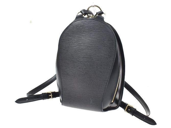 Louis Vuitton Mabillon Epi Leather Preto