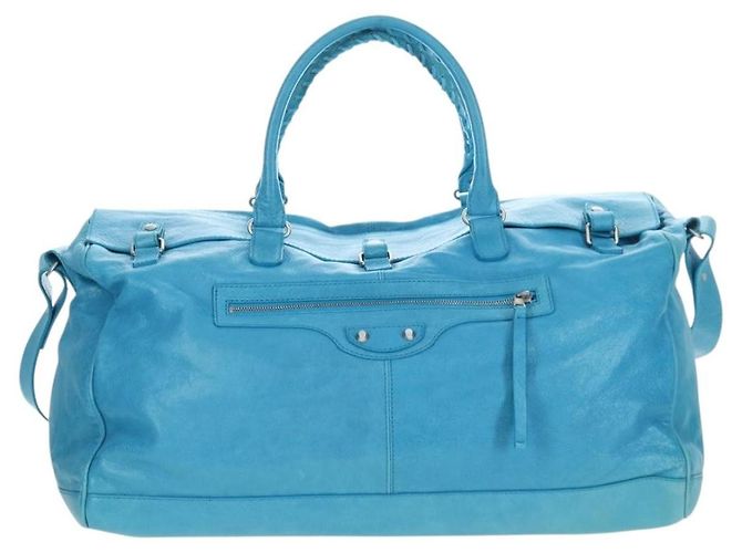 Balenciaga Squash Duffle Leather Medium