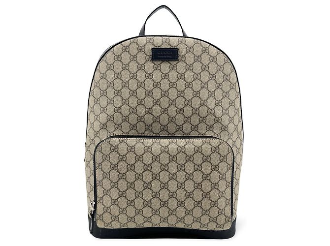 Gucci Medium GG Coated Canvas con tasca zip Nero
