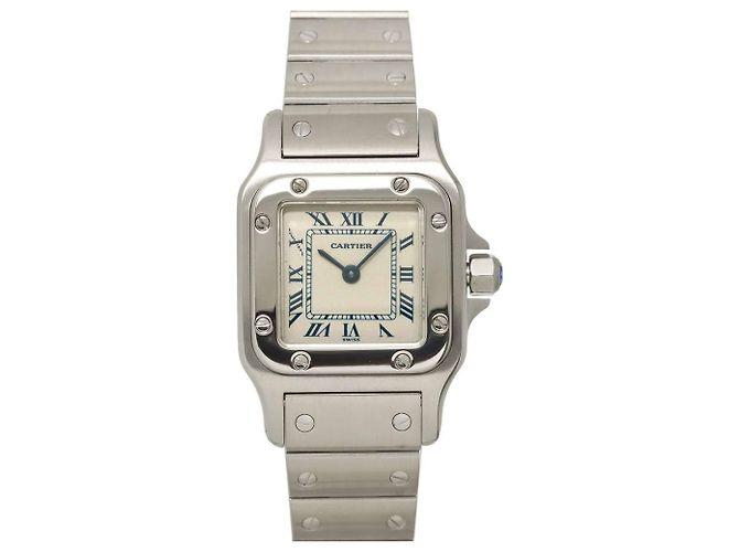 Relógio de pulso Cartier Santos Galbee para mulher, quartzo