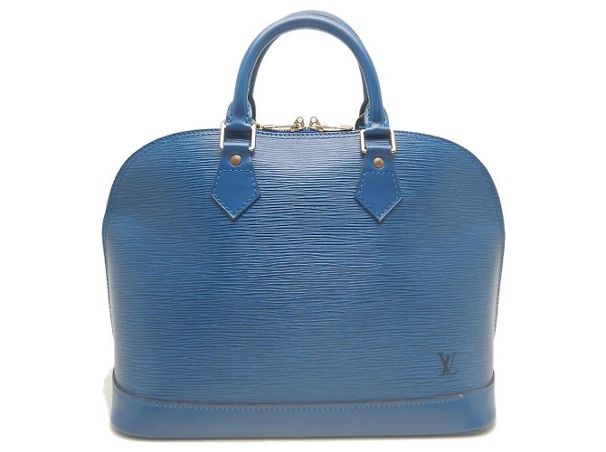 Bolsa Louis Vuitton Epi Alma PM em Toledo Blue