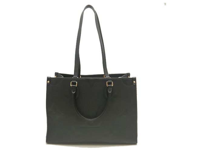 Louis Vuitton Monogram Empreinte OnTheGo MM Tote Bag Schwarz