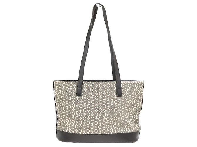 Céline Celine Vintage Macadam Shopper Coated Canvas Medium