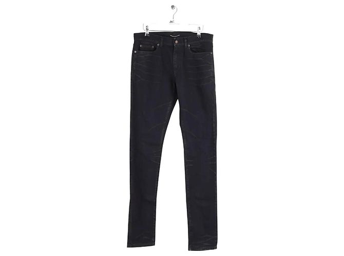Autre Marque Jeans dritti neri Saint Laurent Nero