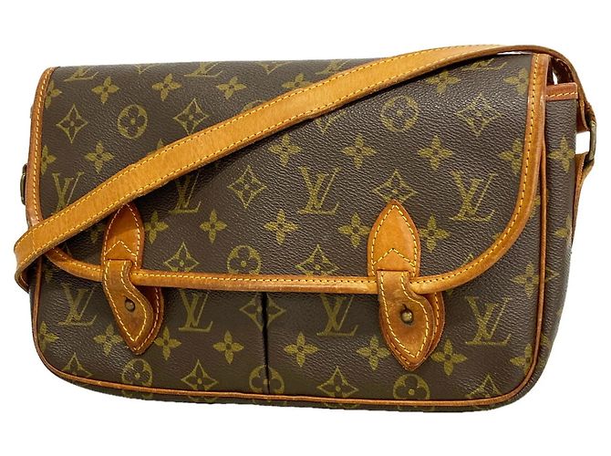 Bolso de hombro Louis Vuitton Monogram Gibeciere MM