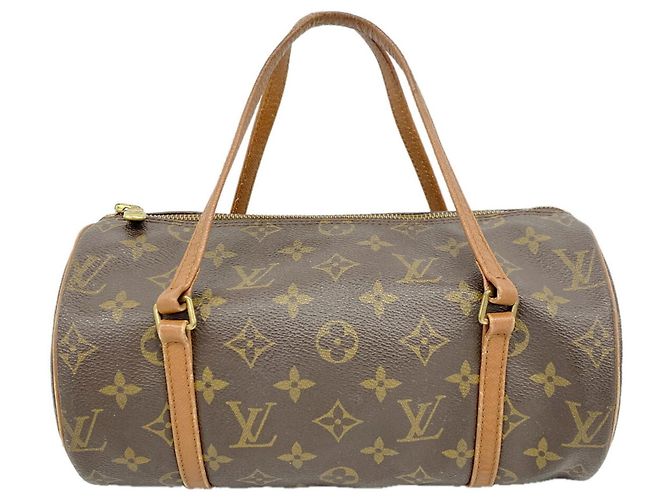 Louis Vuitton Monogram Papillon 26 Handtasche Braun