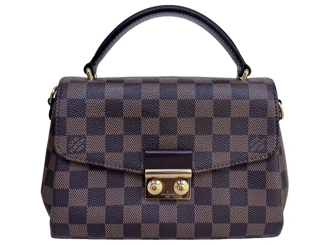 Sac à main Louis Vuitton Croisette Damier Ebene