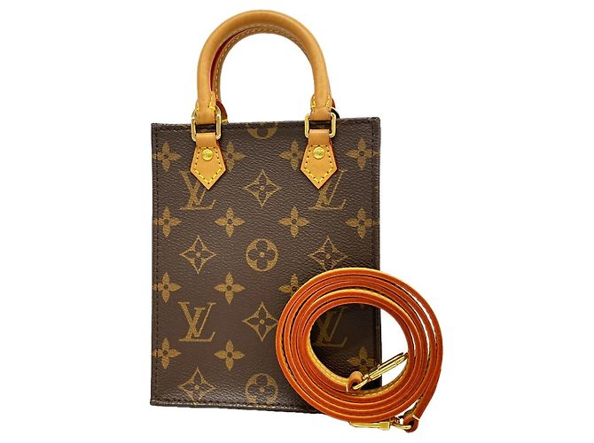Bolsa Louis Vuitton Monogram Petite Sac Plat