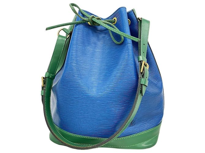 Louis Vuitton Epi Noe Shoulder Bag Blue
