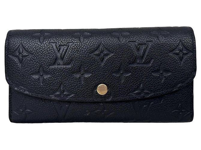 Louis Vuitton Emilie Portafoglio Pelle Empreinte Nera