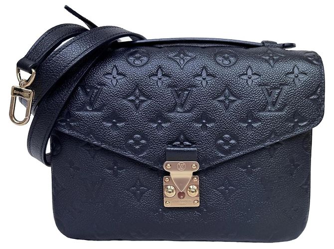 Louis Vuitton Pochette Métis Empreinte Noir Handtasche