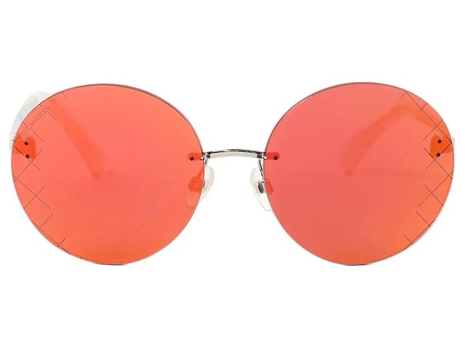Gafas de sol espejadas Chanel en rojo CH4216 Roja