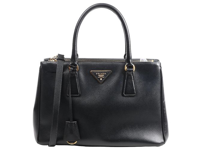 Borsa 2Way Prada Galleria in pelle Saffiano Nera Nero