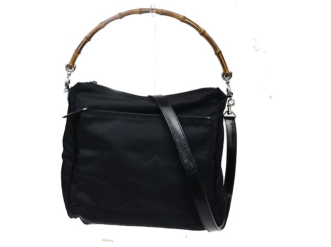 Gucci Sherry bamboo Nylon