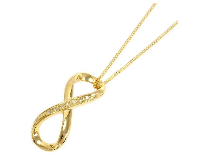 Autre Marque Collana in oro giallo 18K con diamante