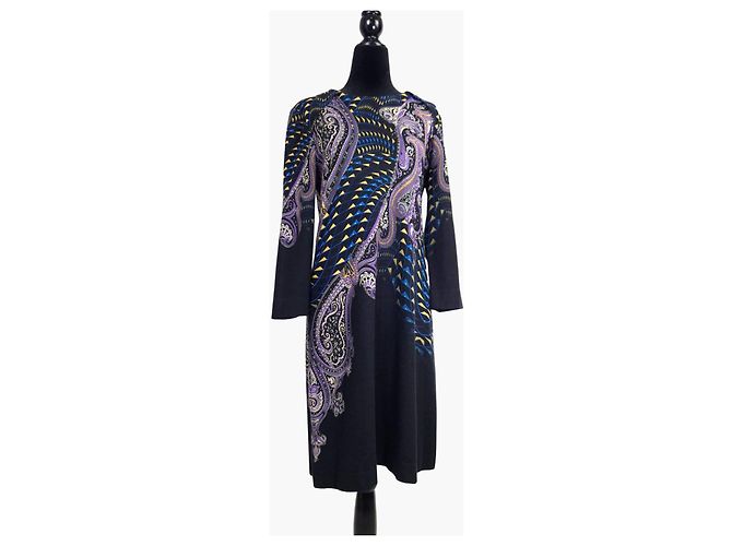 Etro Boho Etuikleid mit Paisley-Print