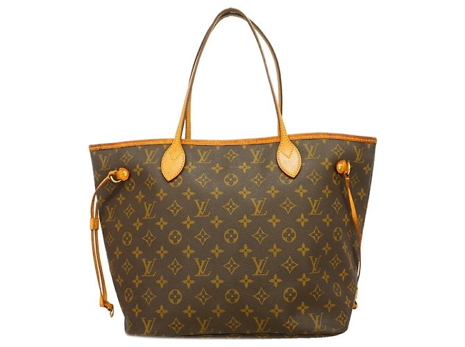 Saco Tote Louis Vuitton Monogram Neverfull MM Marrom