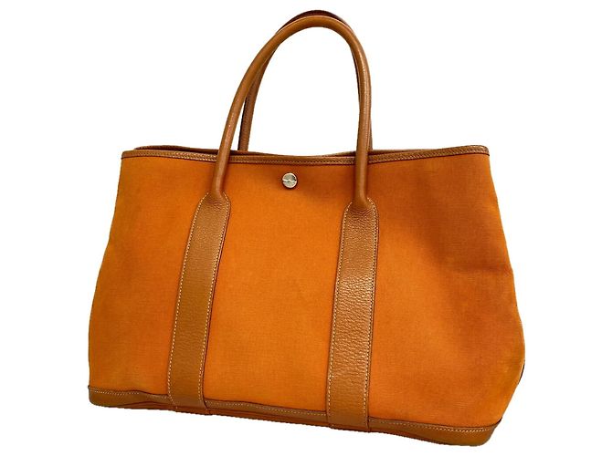 Hermès Sac Cabas Hermes Garden PM Orange