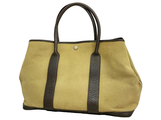 Hermès Saco Tote Hermes Garden PM Marrom