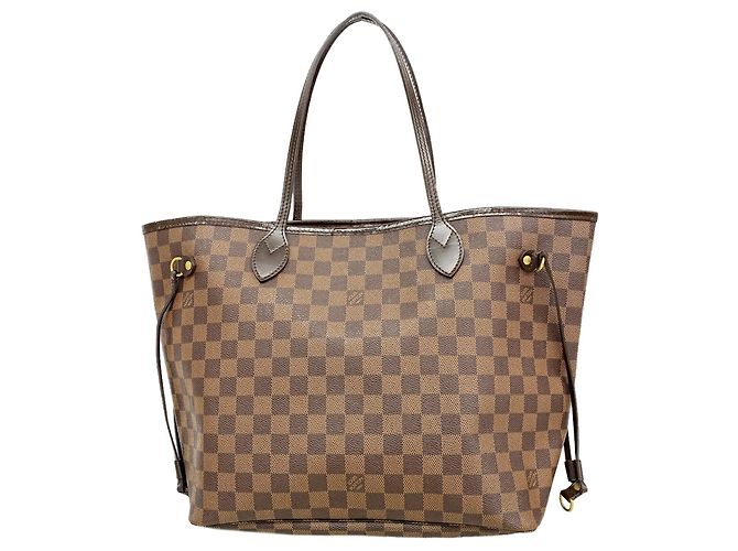Borsa Tote Louis Vuitton Damier Neverfull MM Damier ebene