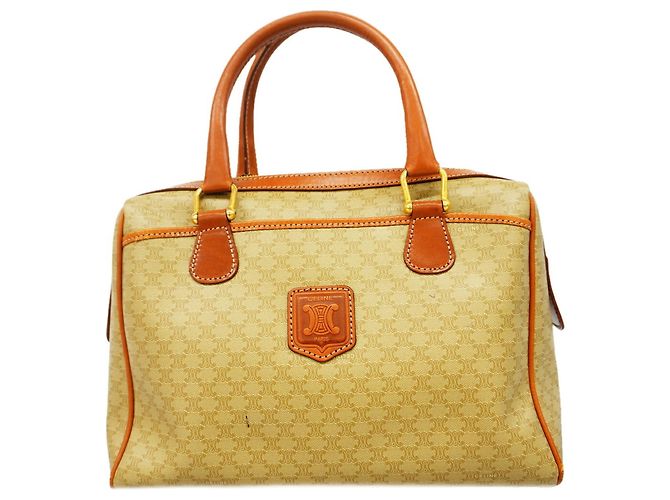 Céline Bolsa Celine Macadam Beige