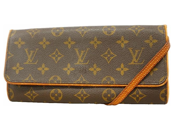 Bolsa de Ombro Louis Vuitton Monogram Pochette Twin GM