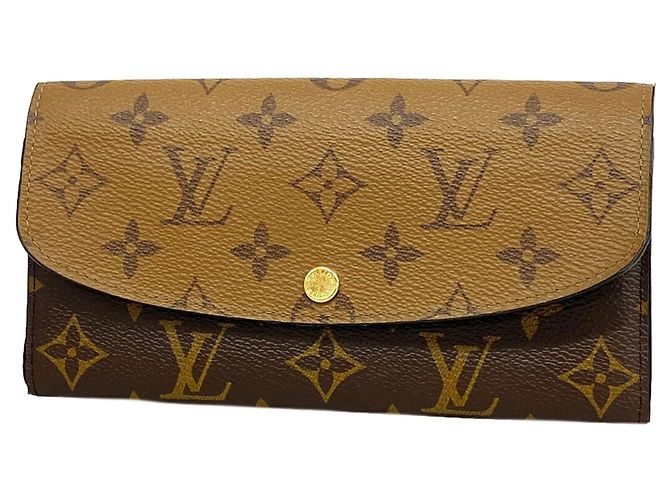 Louis Vuitton Monogram Reverse Portefeuille Emilie Long Wallet