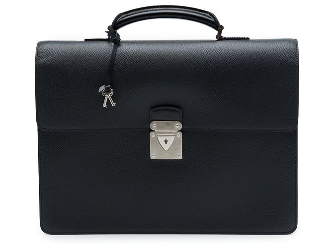 Borsa da lavoro Louis Vuitton Taiga Neo Robusto 2 Briefcase Nera Nero